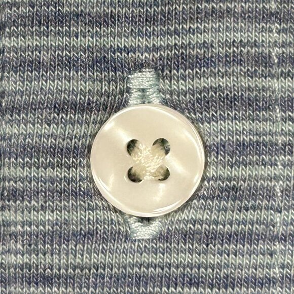 Faherty Polo Shirt Mens 2XL Movement Micro Stripe Modal Blend Stretch Soft - Picture 7 of 11